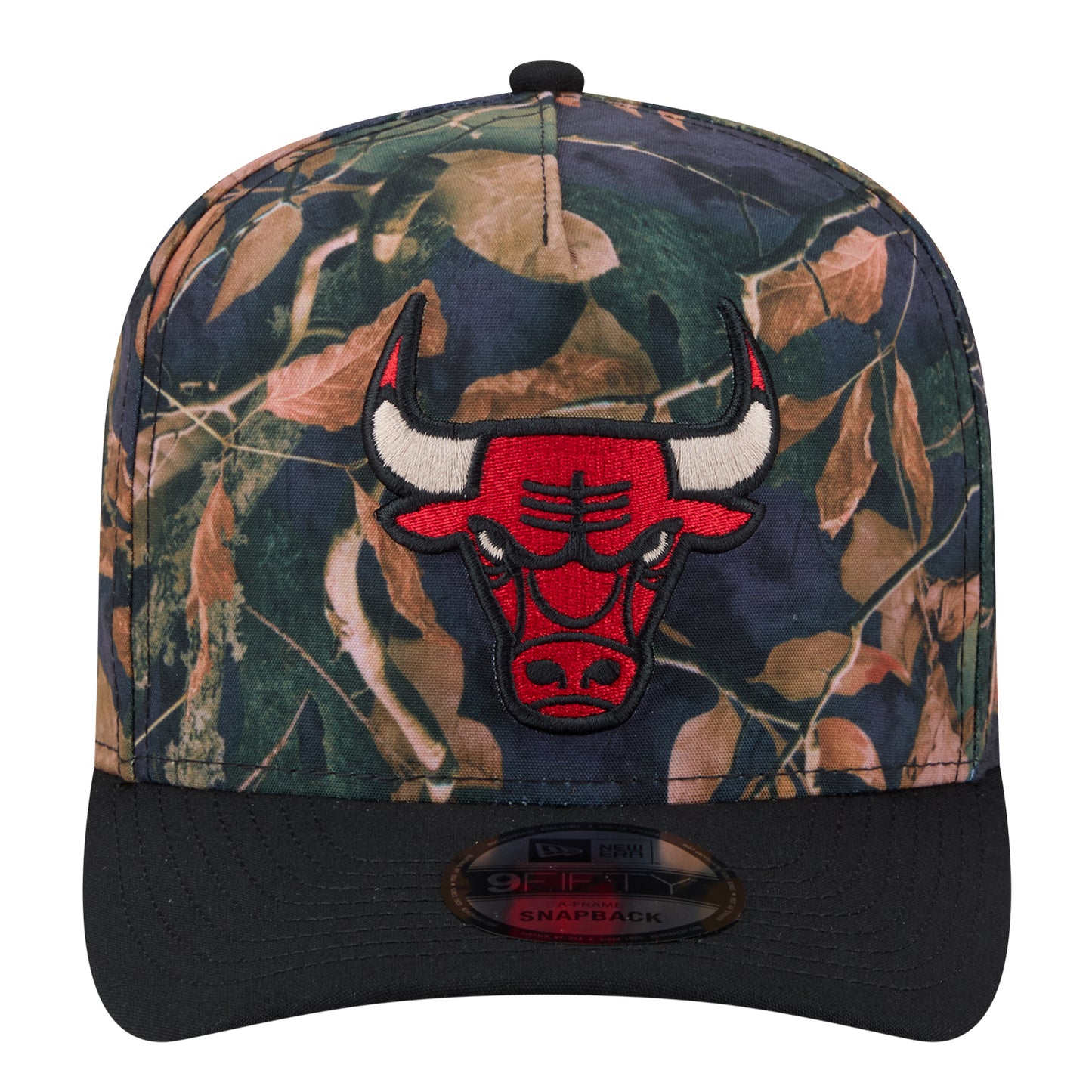 Chicago Bulls New Era Camo Leaves 950AF Snapback in Camo - Front View