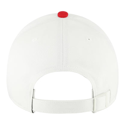Chicago Bulls 47 Brand Contemporary Two Tone Clean Up Hat in White - Back view
