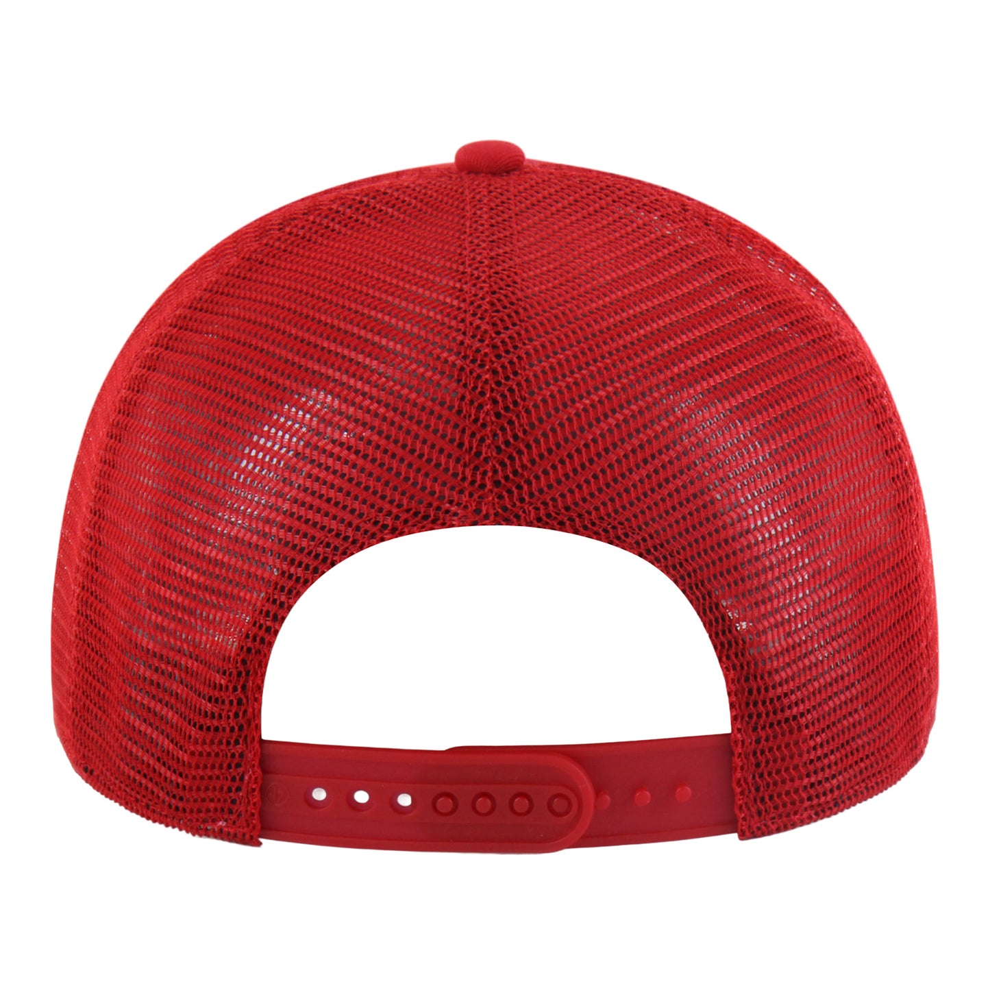 Chicago Bulls 47 Brand Contemporary Hitch Snapback in Red - back view