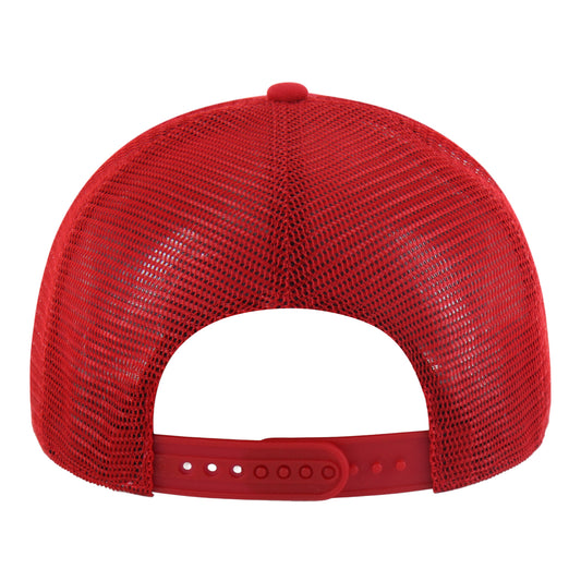 Chicago Bulls 47 Brand Contemporary Hitch Snapback in Red - Front left view