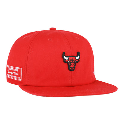 Chicago Bulls 47 Brand Contemporary Captain Relaxed Snapback in Red - Front Right View