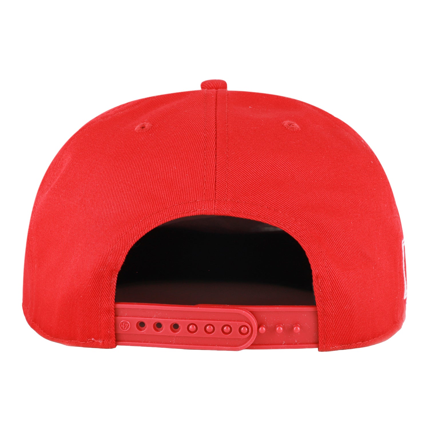 Chicago Bulls 47 Brand Contemporary Captain Relaxed Snapback in Red - Back View