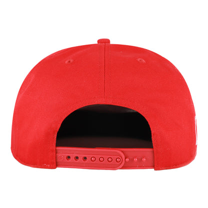 Chicago Bulls 47 Brand Contemporary Captain Relaxed Snapback in Red - Back View