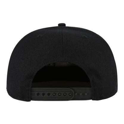 Chicago Bulls 47 Brand Contemporary Captain Relaxed Black Tonal Snapback in Black - Back View