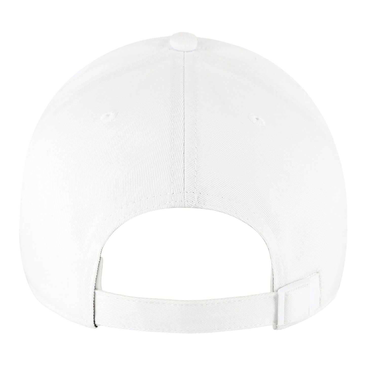 Chicago Bulls 47 Brand Contemporary Clean Up White Tonal Hat in White - Back View