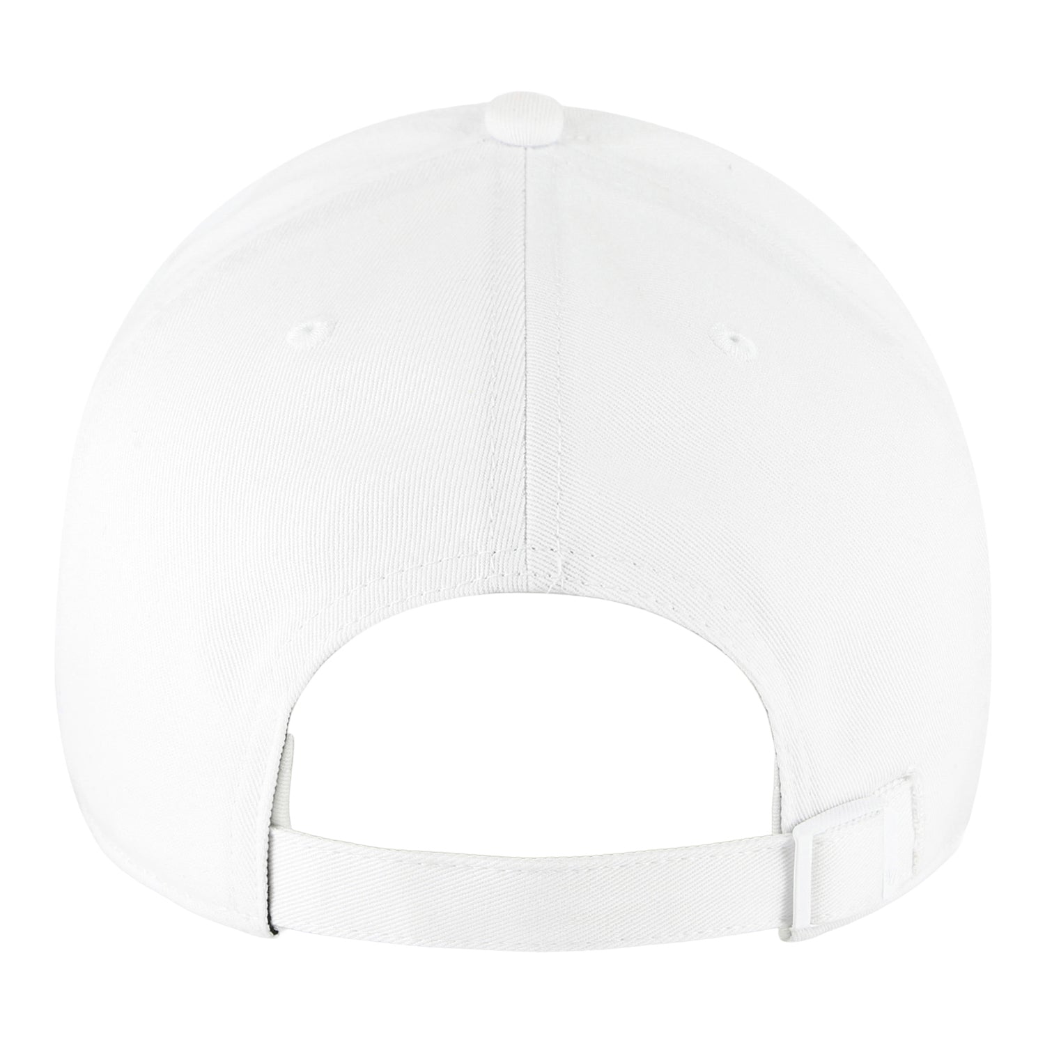 Chicago Bulls 47 Brand Contemporary Clean Up White Tonal Hat in White - Back View