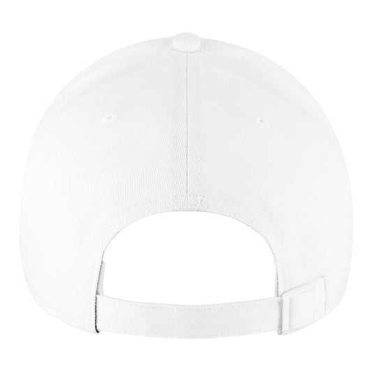 Chicago Bulls 47 Brand Contemporary Clean Up White Tonal Hat in White - Front Left View
