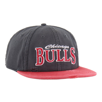 Chicago Bulls 47 Brand Cragged Captain Relaxed Snapback