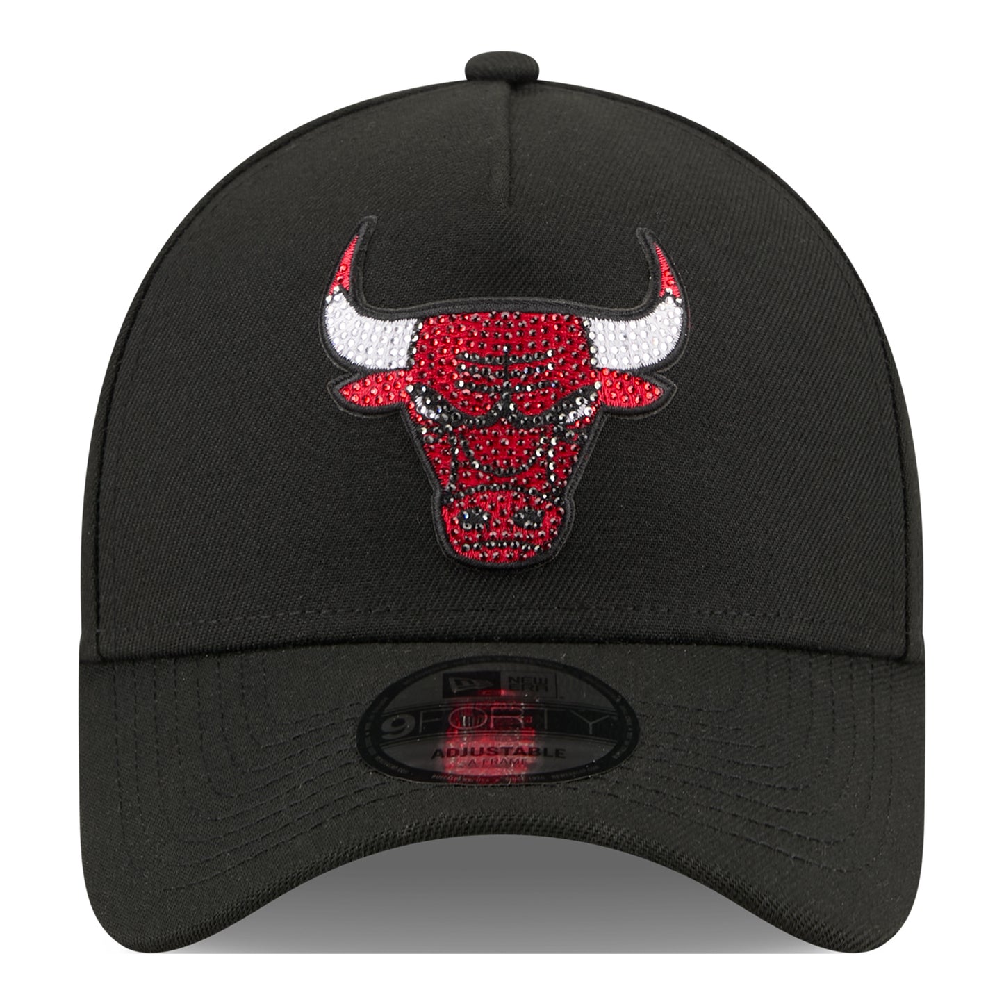 Chicago Bulls New Era 2026 NBA Draft 940AF Hat in Black - Front View