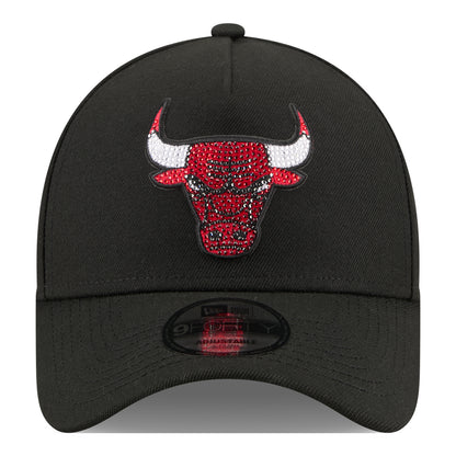 Chicago Bulls New Era 2026 NBA Draft 940AF Hat in Black - Front View