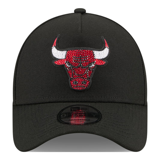 Chicago Bulls New Era 2026 NBA Draft 940AF Hat in Black - Front Left View