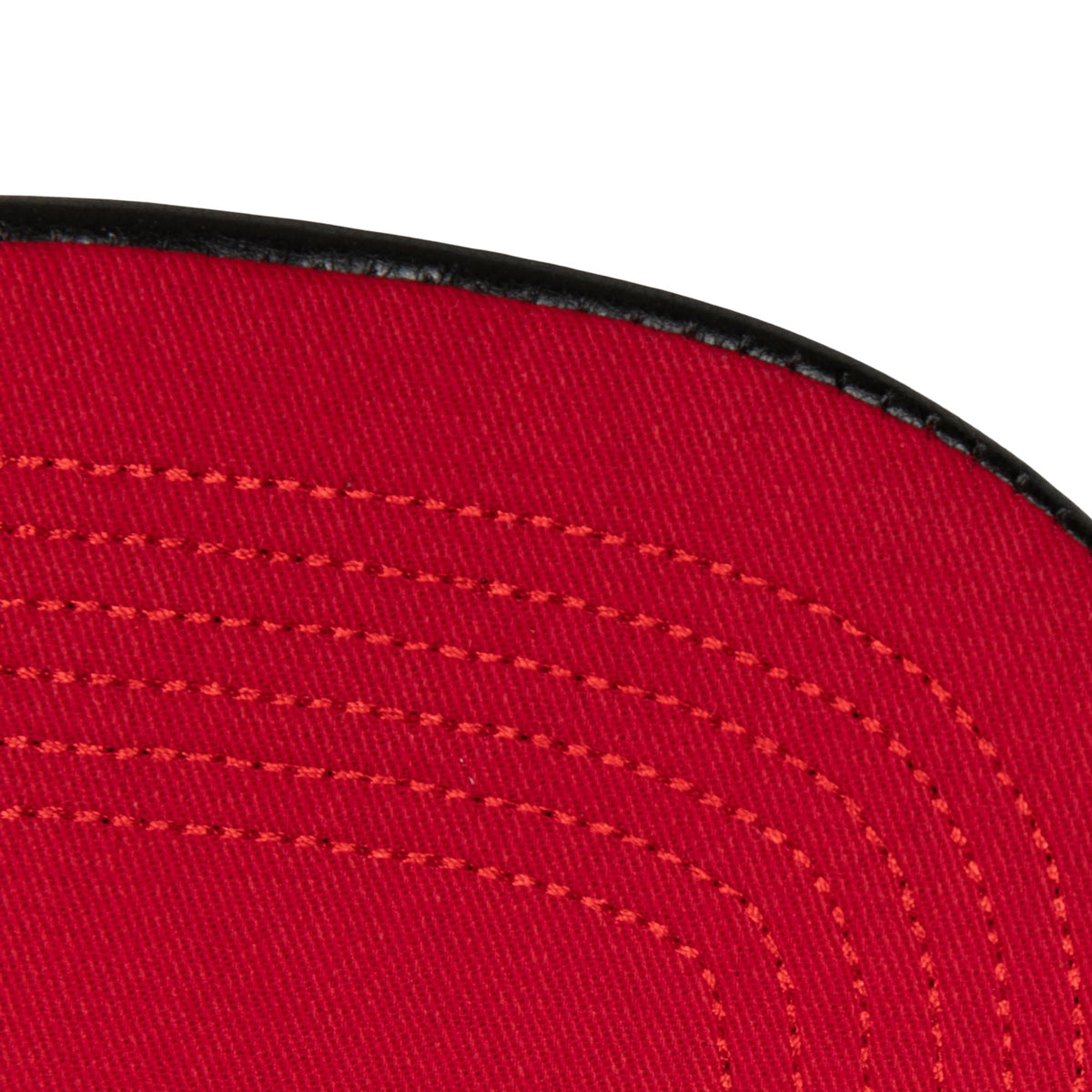 Chicago Bulls Mitchell & Ness Day One Black & Red Primary Snapback - Underbrim View