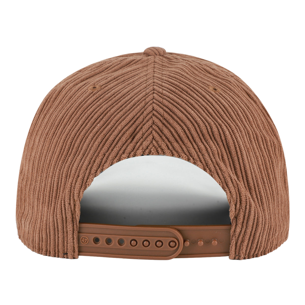 Chicago Bulls 47 Brand Corduroy Patch Hitch Hat in Brown - Back View