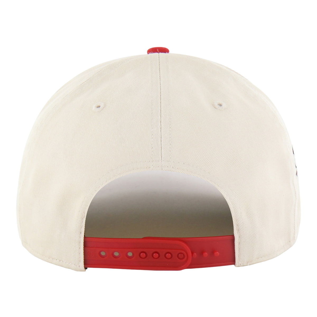 Chicago Bulls 47 Brand Crosstown Basic Hitch Hat in White - Back view