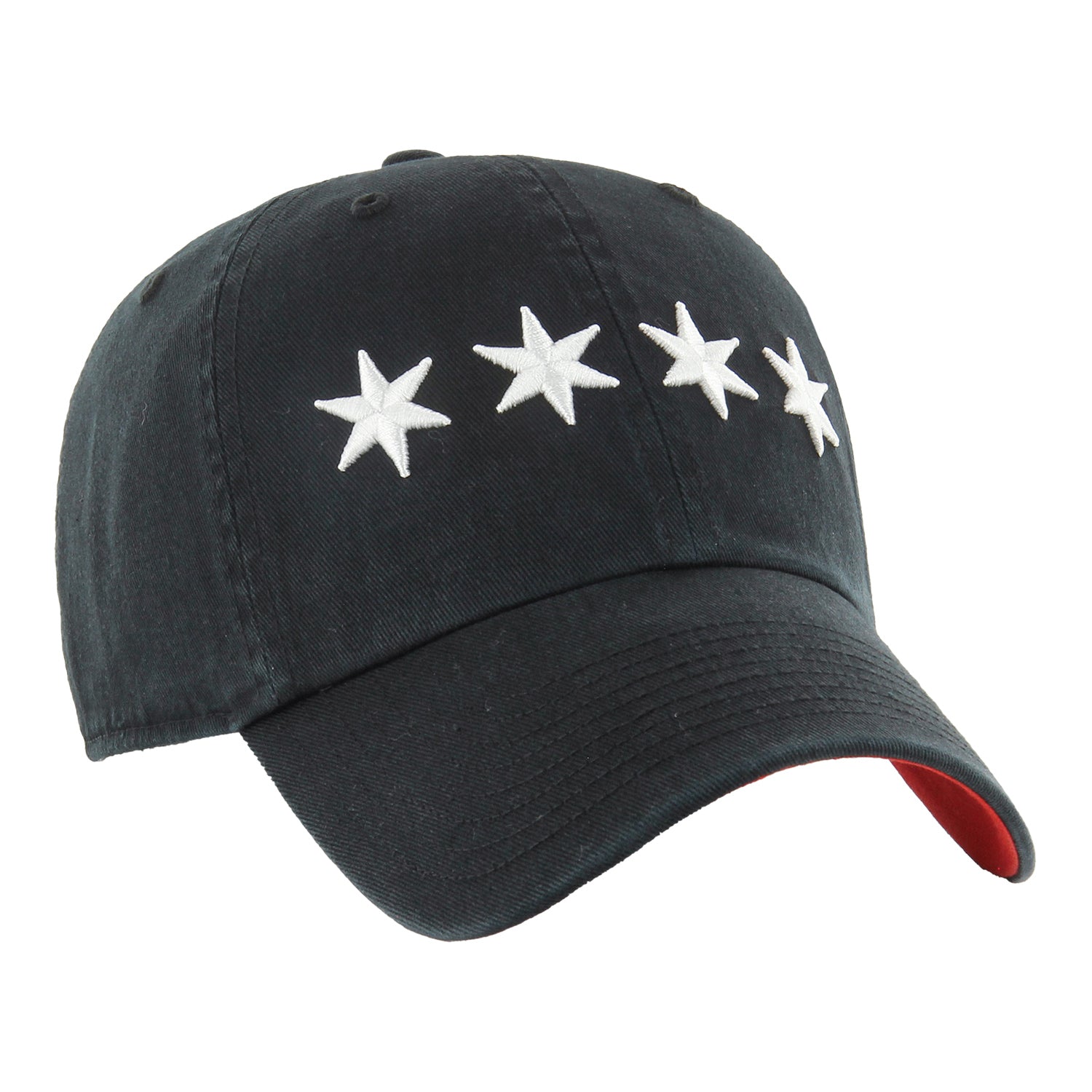 2023-24 CHICAGO BULLS CITY EDITION 47 BRAND STAR CLEAN UP HAT