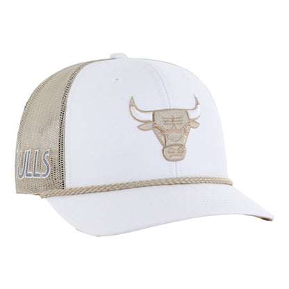 2024-25 Chicago Bulls City Edition 47 Brand Rope Trucker Hat - Front View