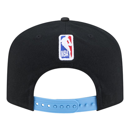 2025-26 City Edition Chicago Bulls New Era Golfer Snapback in Black - Back View