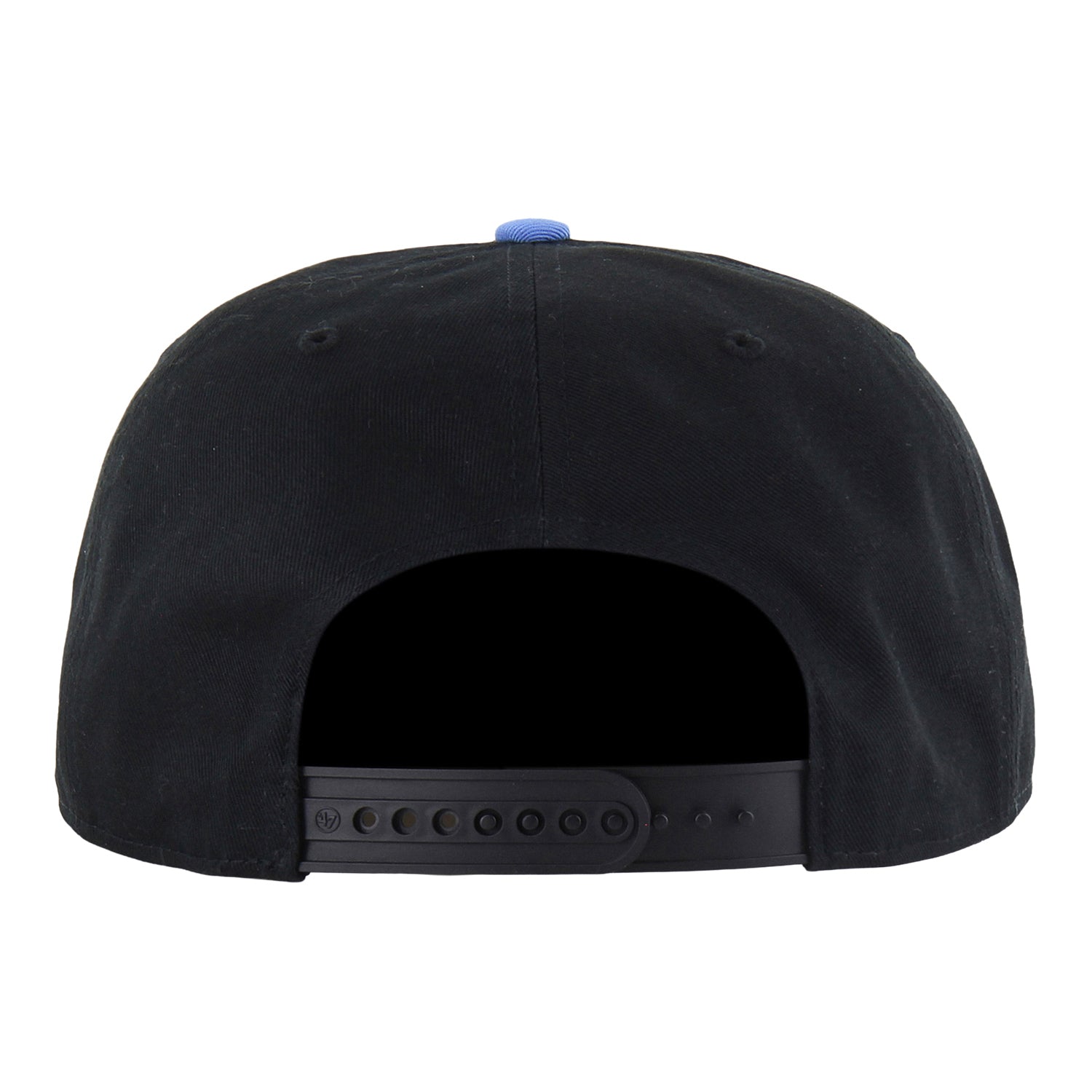 2025-26 City Edition Chicago Bulls 47 Brand Captain Snapback in Black - Back View