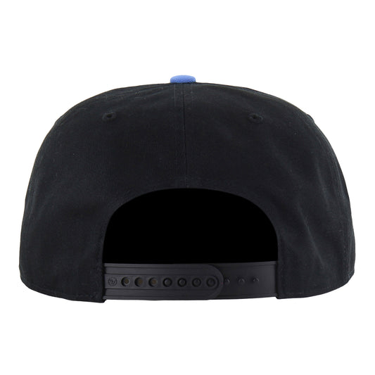 2025-26 City Edition Chicago Bulls 47 Brand Captain Snapback in Black - Front Left View