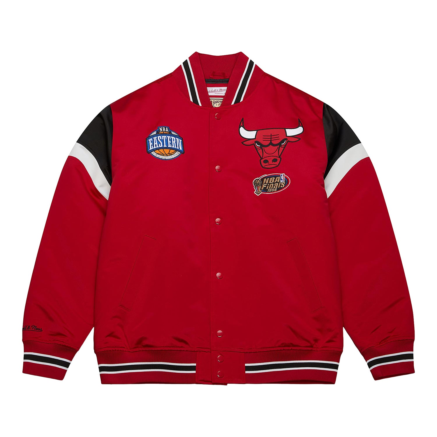 Chicago Bulls Mitchell & Ness Eastern Conference Jacket in red - front view