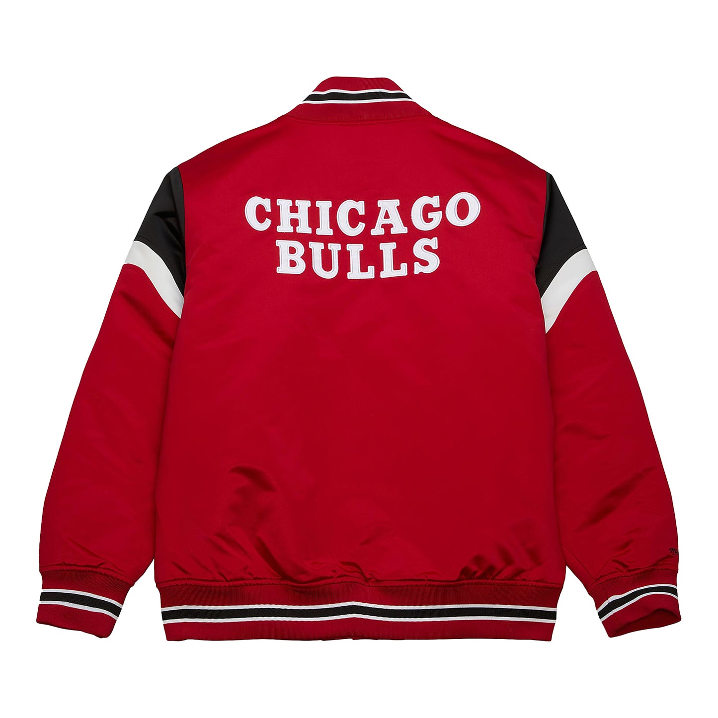 Chicago Bulls Mitchell & Ness Eastern Conference Jacket in red - back view