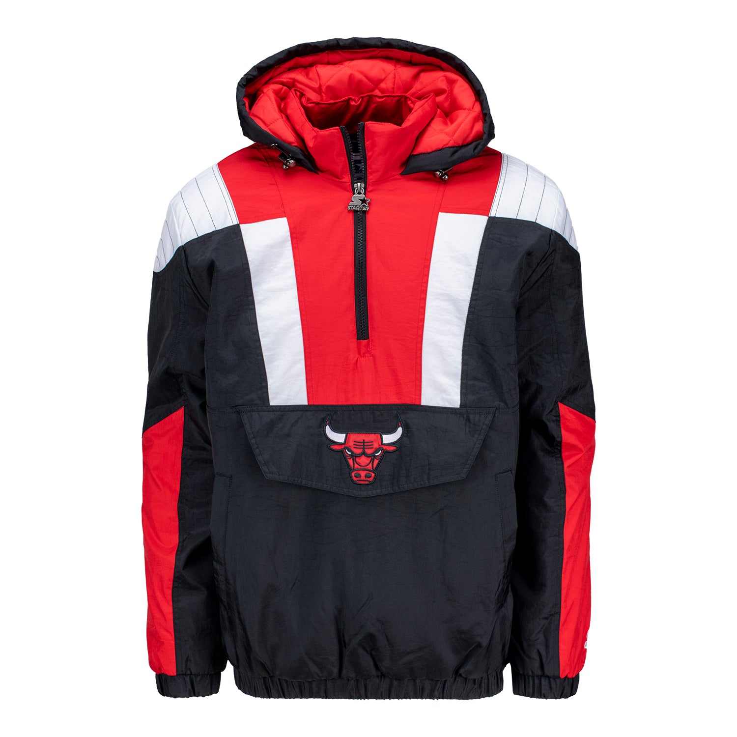 Chicago Bulls Starter Retro Nylon 1/4 Zip Jacket – Official Chicago Bulls  Store