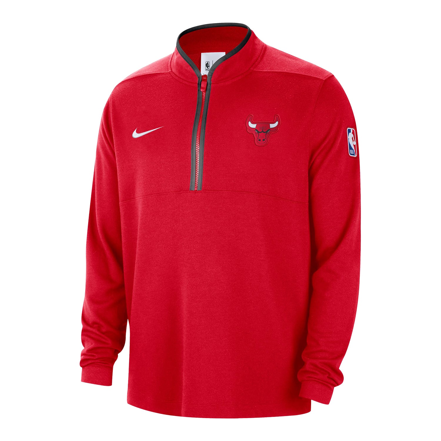 Chicago Bulls Nike Primary Red Half-Zip