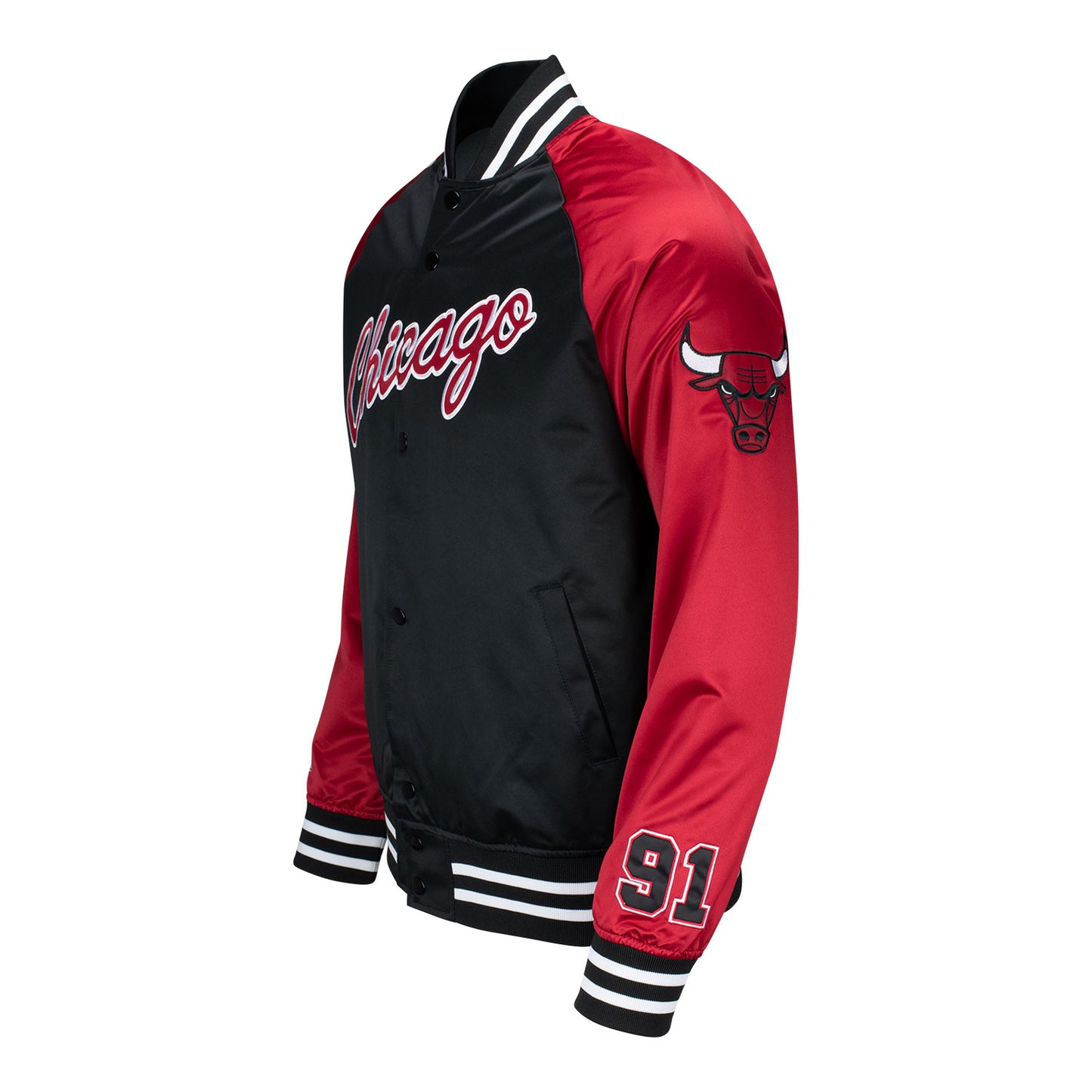 Chicago Bulls Mitchell & Ness Dennis Rodman Satin Jacket