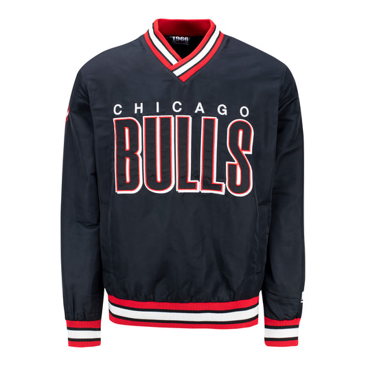 Chicago Bulls 1966 Wild Collective Pullover Windbreaker - Front View