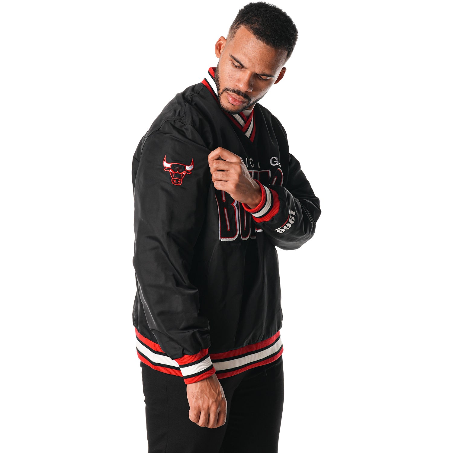 Chicago Bulls 1966 Wild Collective Pullover Windbreaker Official Chicago Bulls Store