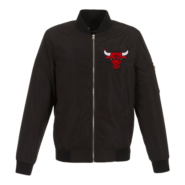 Chicago Bulls JH Design Poly Twill Varsity Jacket – Official Chicago Bulls  Store