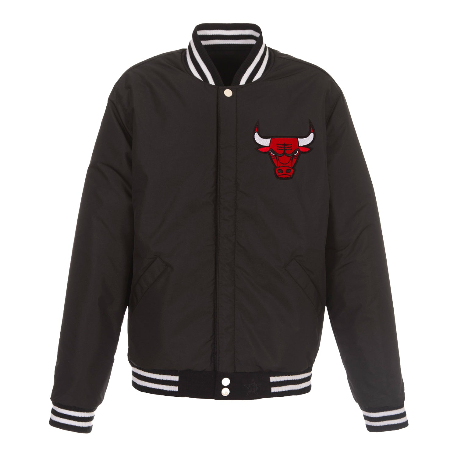 Chicago Bulls JH Design Reversible Varsity Jacket