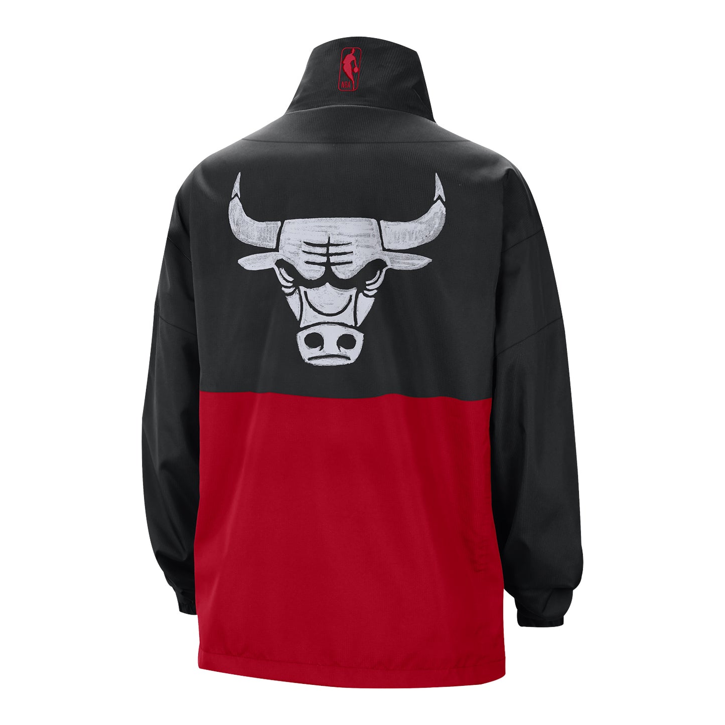 2023-24 CHICAGO BULLS CITY EDITION DRI-FIT JACKET - back view