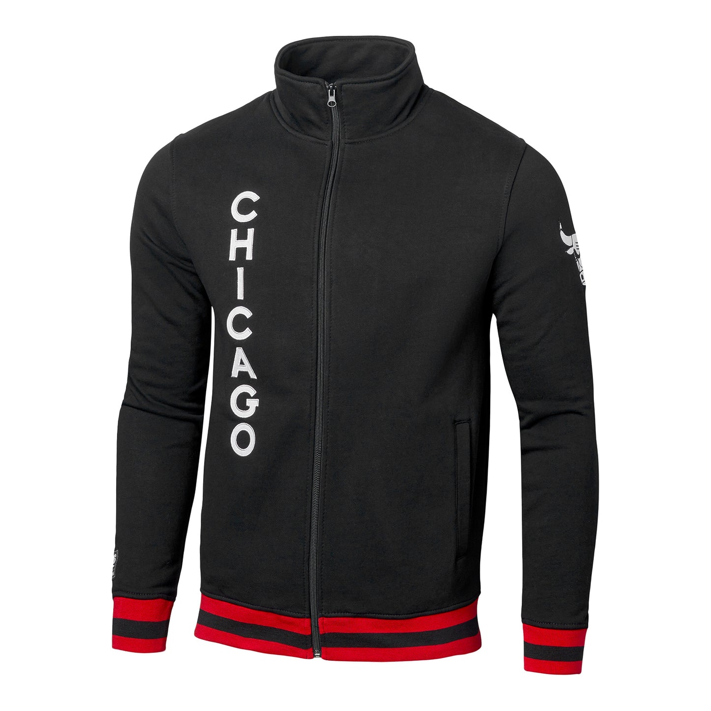 Chicago Bulls 1966 City Edition Zip Jacket - front view