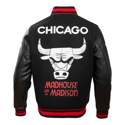 2023-24 CHICAGO BULLS CITY EDITION M.O.M WOOL VARSITY JACKET - back view