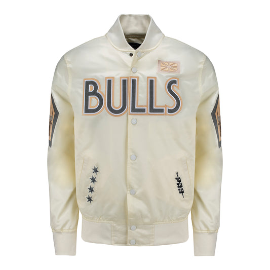 2024-25 Chicago Bulls City Edition Pro Standard Satin Jacket - Front View