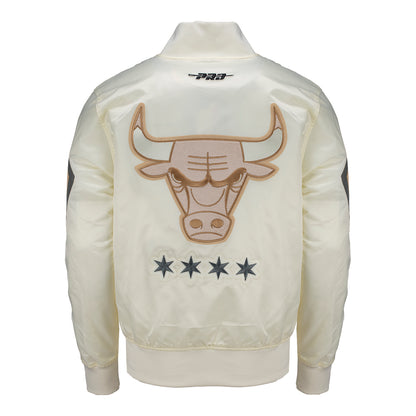 2024-25 Chicago Bulls City Edition Pro Standard Satin Jacket - Back View