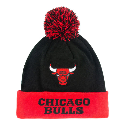 Chicago Bulls IOG Wordmark Cuff Knit Hat - Front View