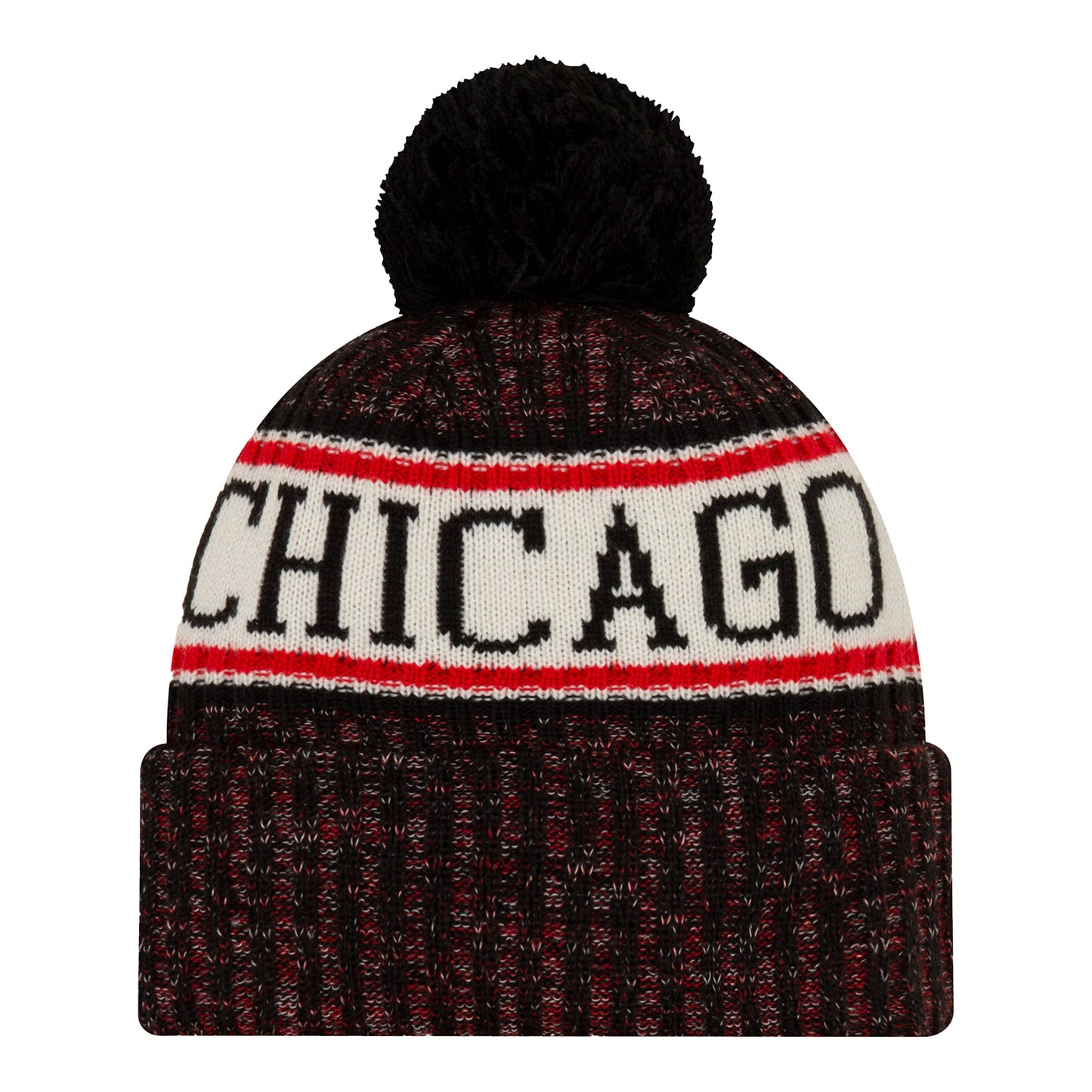 Chicago Bulls New Era Icon Pom Knit Hat