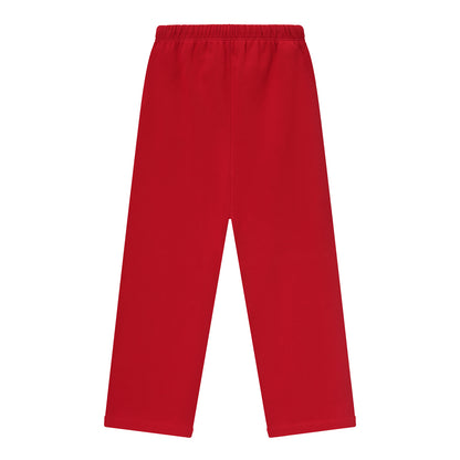Chicago Bulls Fear of God Essentials Sweatpants in Red - Back View