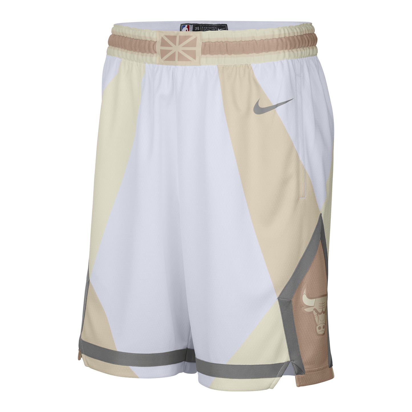 2024-25 Chicago Bulls City Edition Nike Swingman Shorts - Left Side View