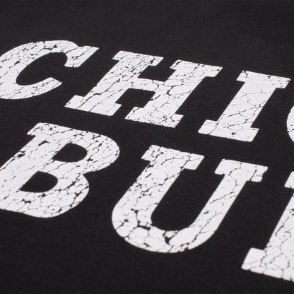 Chicago Bulls Mitchell & Ness Oversized Hooded Sweatshirt - close up view