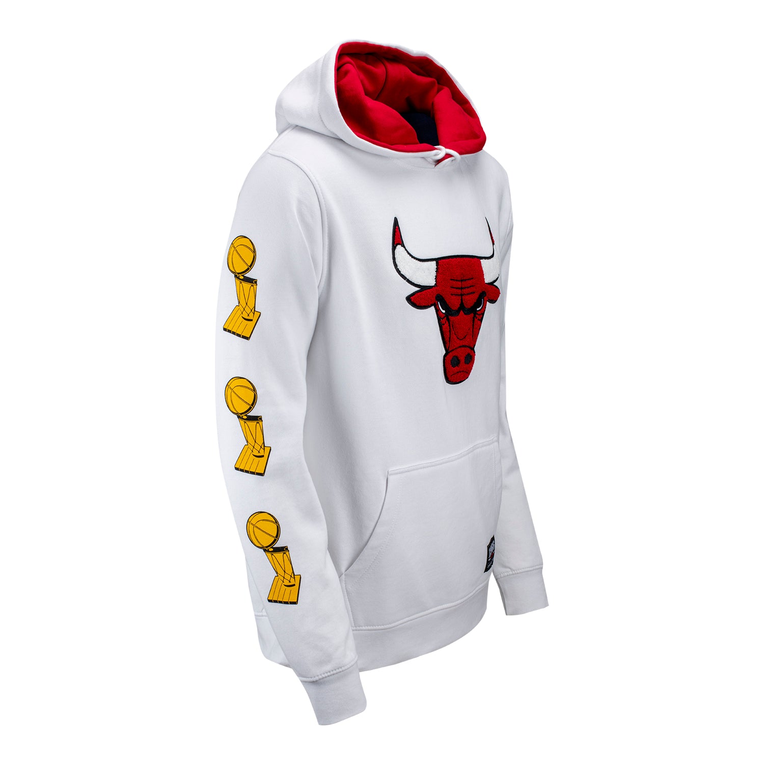 White hooded online jumper