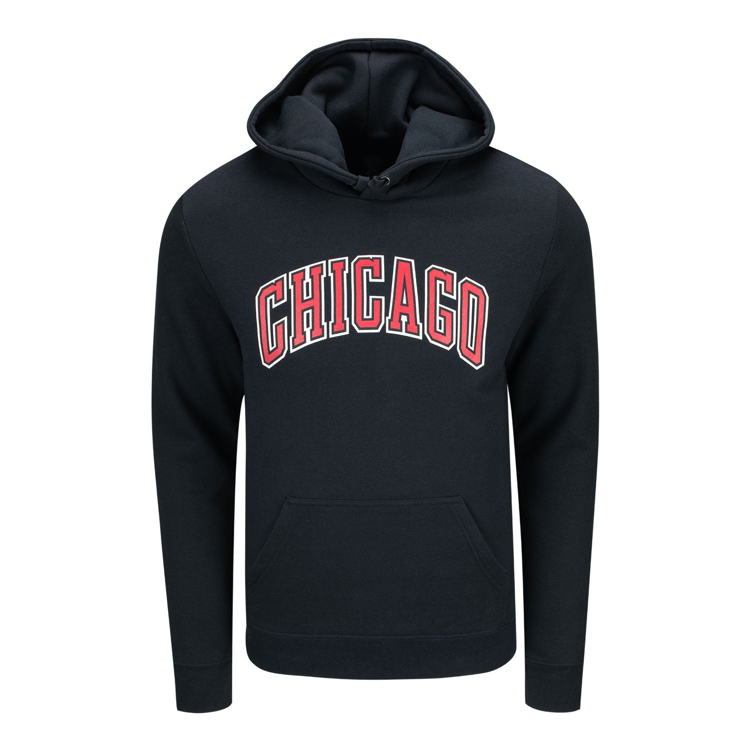 Chicago Bulls Fanatics Alternative Logo Hooded Sweatshirt - front view