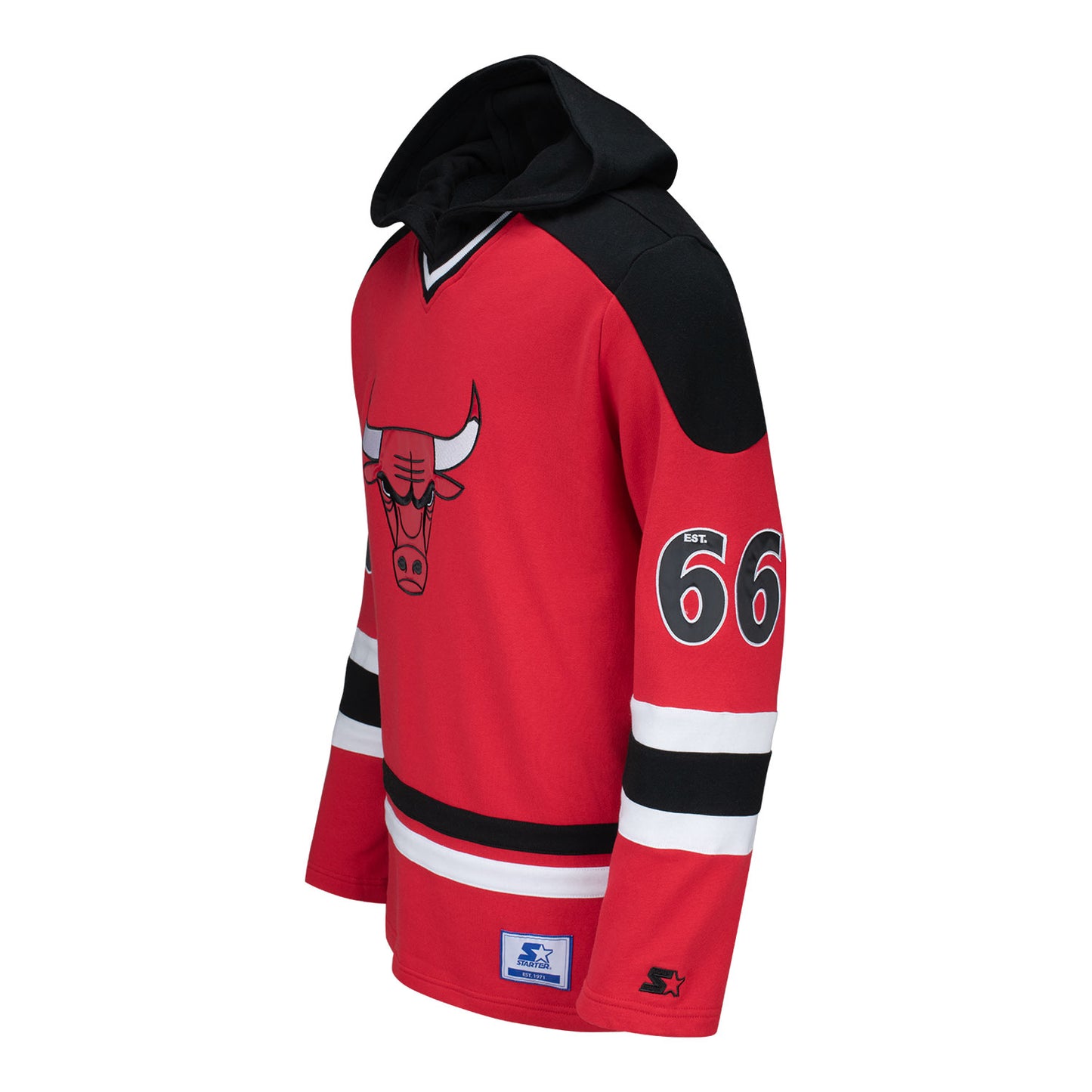 Chicago Bulls Starter Hockey Style Hoodie