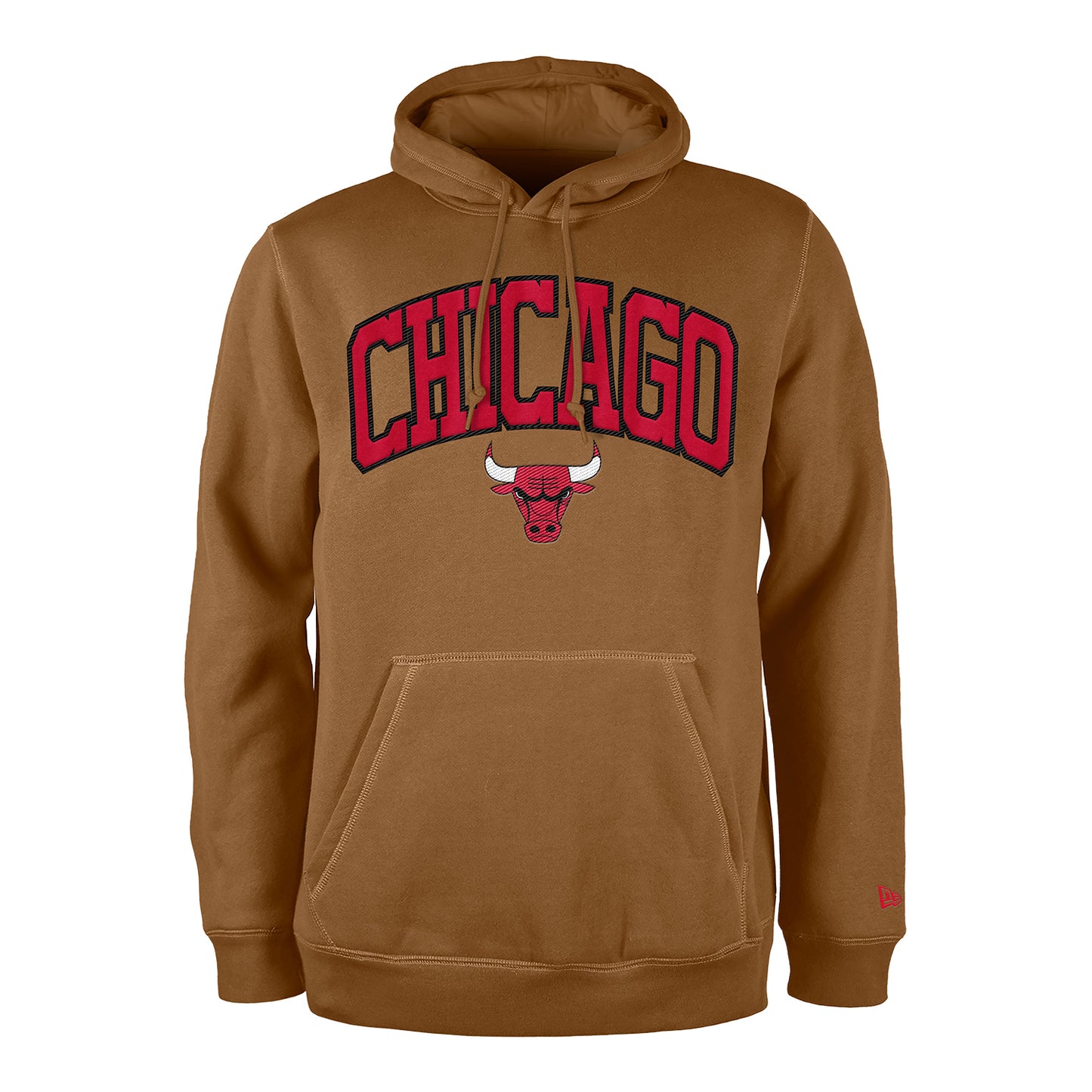 Chicago Bulls New Era Colorpack Hoodie - front view