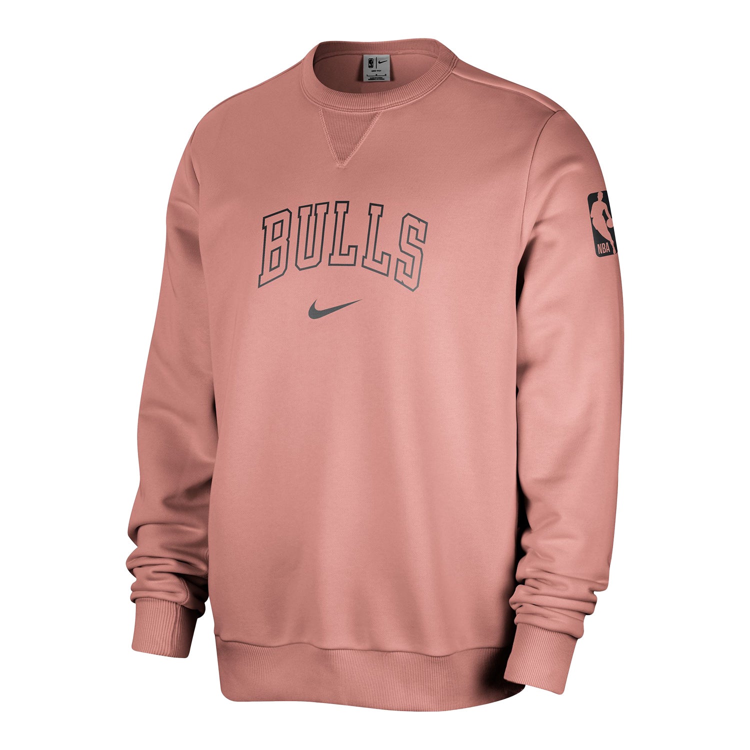 Chicago Bulls Nike Travel Red Crewneck Sweatshirt - back view