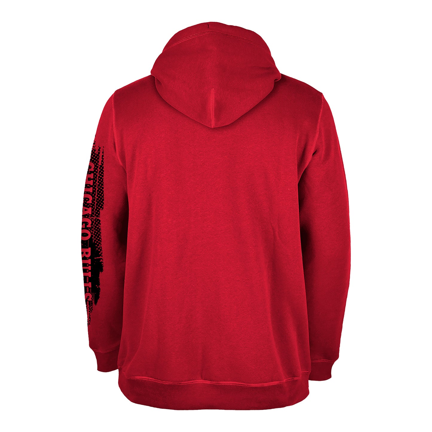 Chicago Bulls New Era 2024 Tip-Off Hoodie In Red - Back View