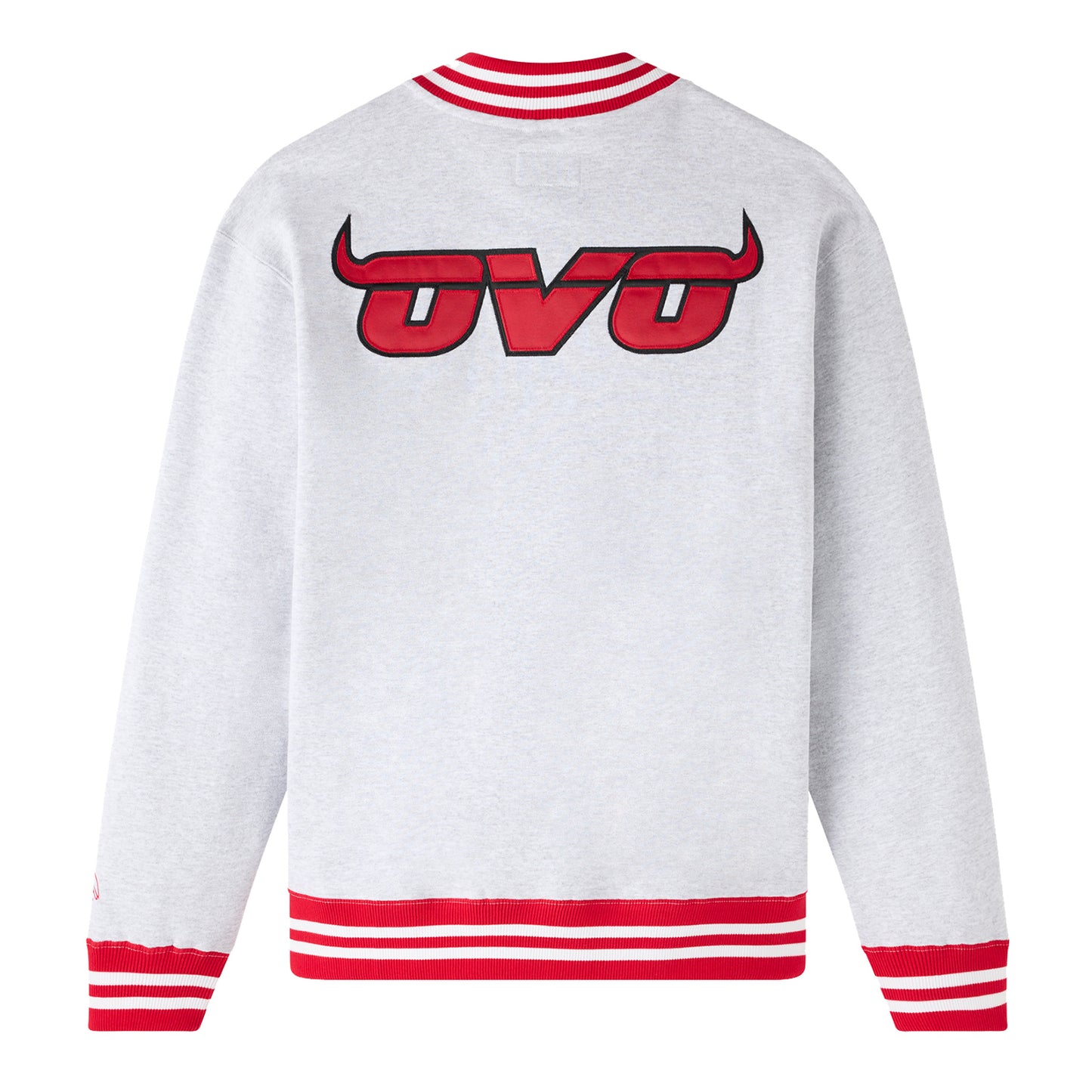 Chicago Bulls X OVO Varsity Quarter-Zip Sweatshirt - Back View