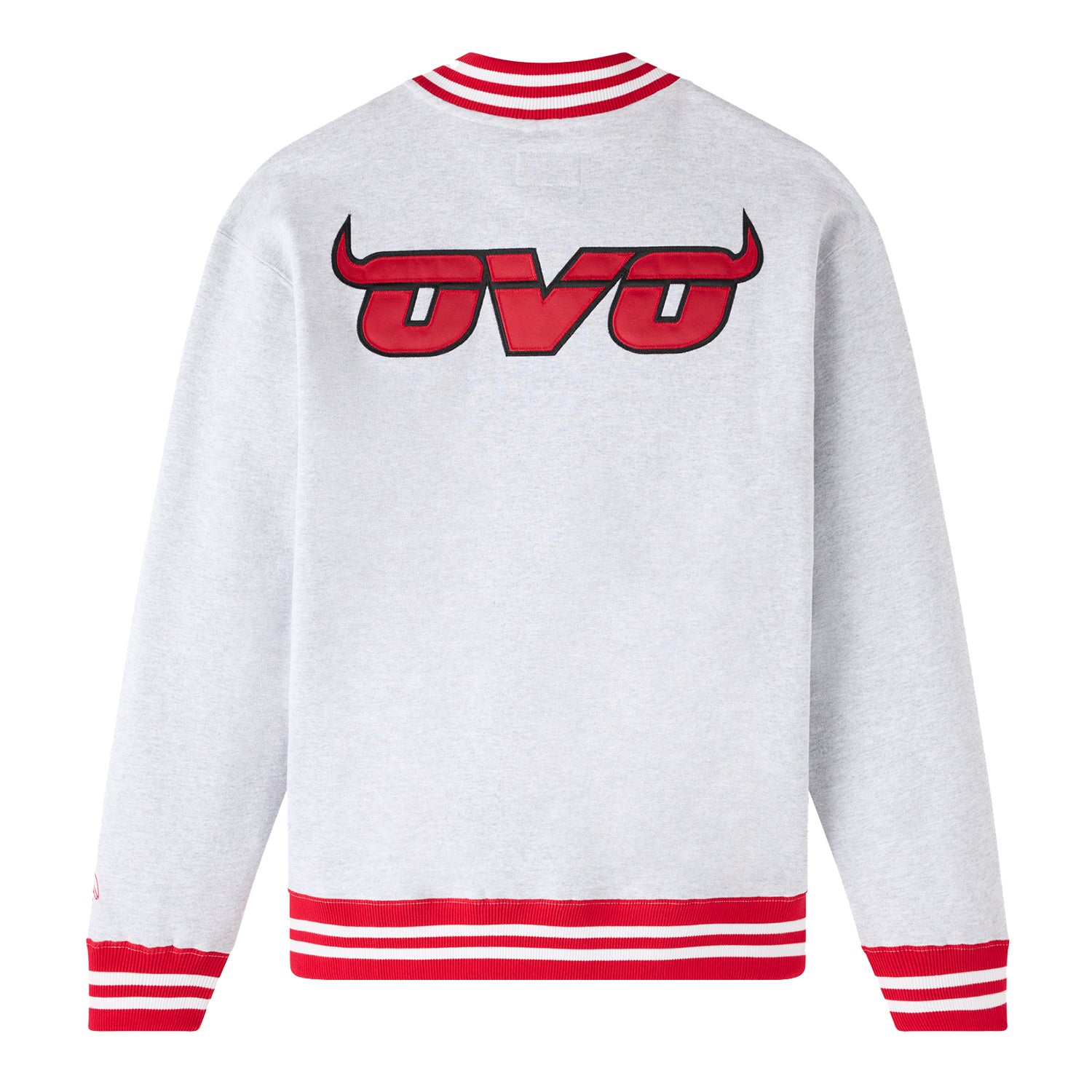 Chicago Bulls X OVO Varsity Quarter-Zip Sweatshirt - Back View